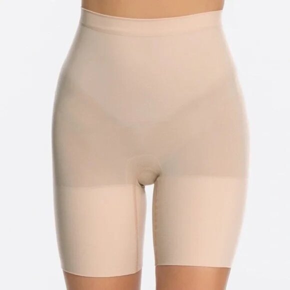 Spanx Power Shorts Shaper Short in Soft Nude Size Large - Picture 4 of 15